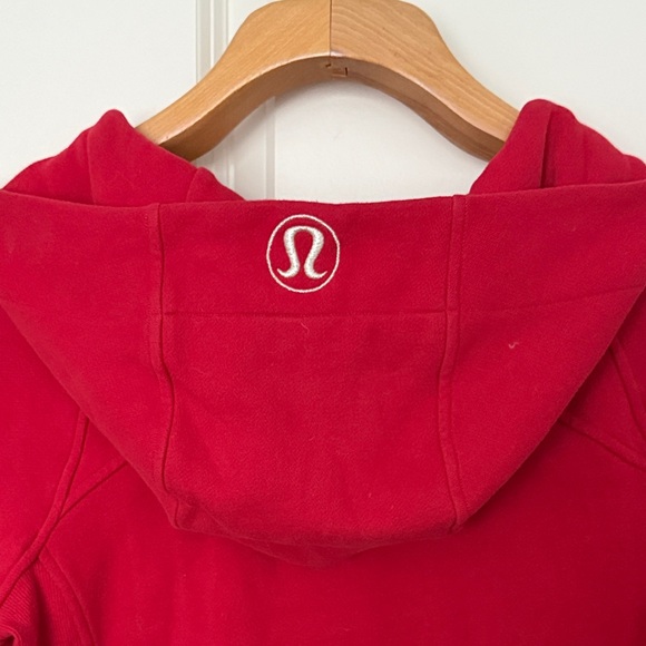 lululemon athletica Red Scuba Full Zip Sweatshirt / Hoodie - Picture 4 of 4